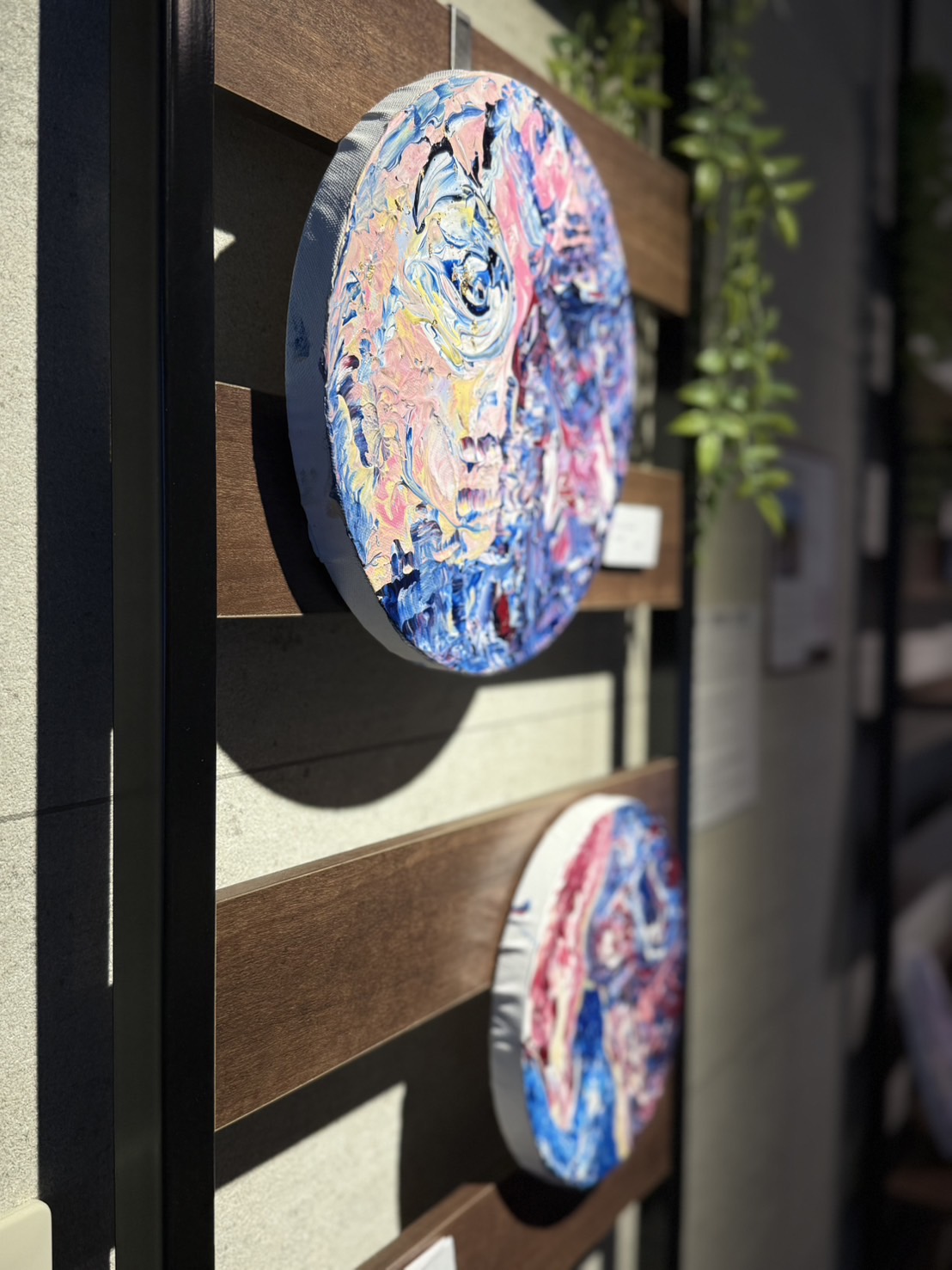 アーティスト展示会の様子